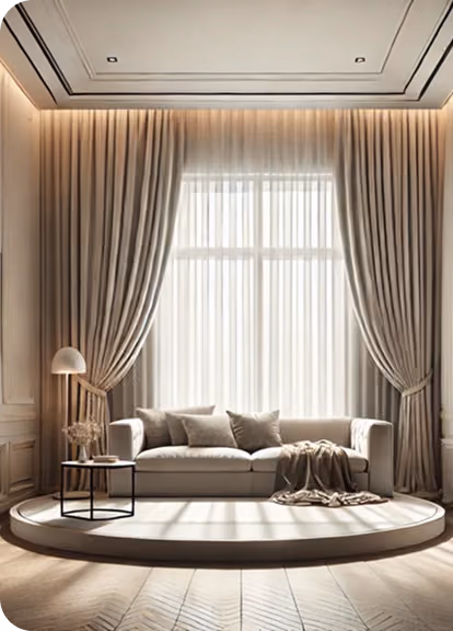 Privacy control motorized blinds