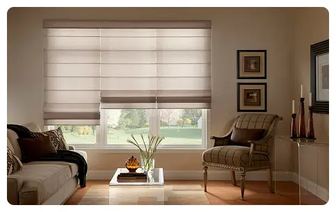 custom Roman blinds in Dubai