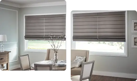 Fabric Roman Blinds in Dubai