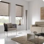 Window Roller Blinds in Dubai Living Rooms