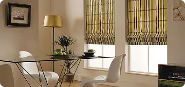 Modern Roman blinds for homes in Dubai