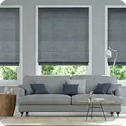 Elegant Roman window curtains in Dubai