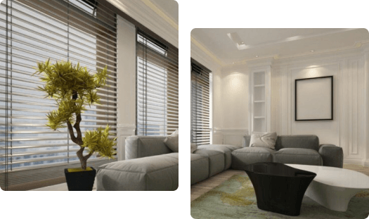 horizontal shade venetion blinds in Dubai