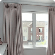 Pinch pleat curtians for Windows in Dubai