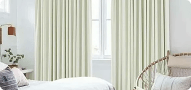 Elegant Pinch Pleat Curtains in Dubai