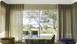Pinch Pleat Curtains covers large windows