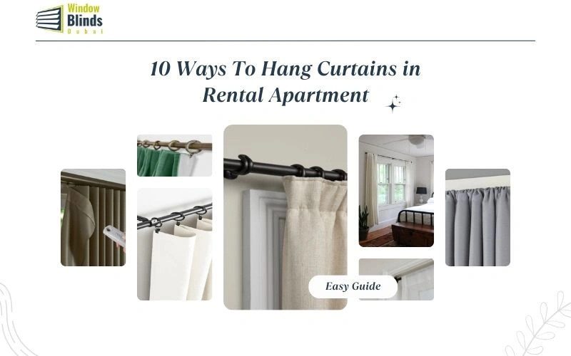 10 Ways To Hang Curtains In A Rental Apartment
