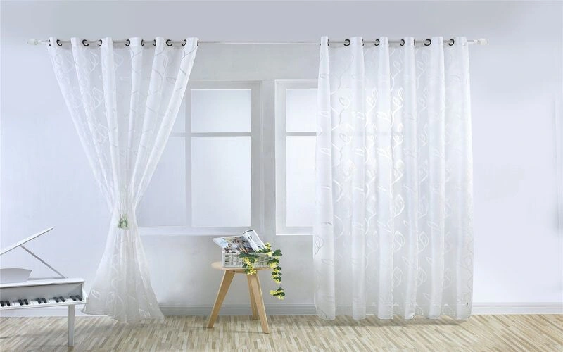 Add Pretty Sheer Curtain Tiebacks Add Pretty Sheer Curtain Tiebacks