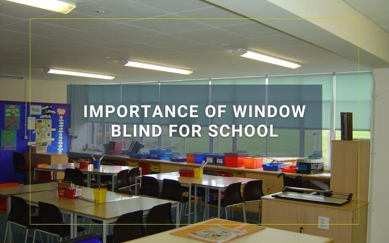 Importance of Window Blind For School