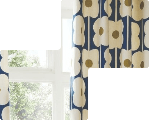 custom designed eyelet curtains in Dubai
