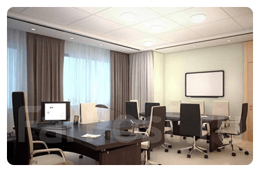 Dual Color office curtains pair in Dubai