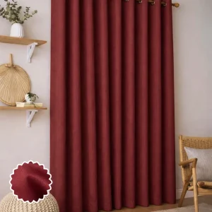 Maroon Luxury Eyelet
