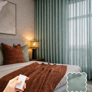 Teal Plush Linen