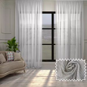 Sheer Charcoal Stripe