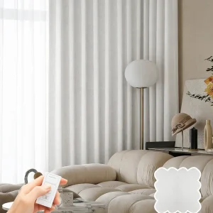 White Sleek Curtain