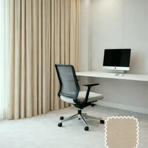 Beige Plain Drape