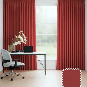 Jacquard Office Red