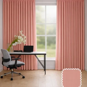 Satin Office Curtain