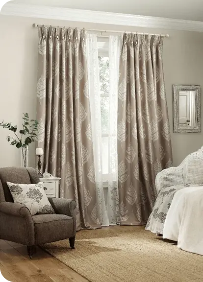 double pinch pleat curtains in Dubai