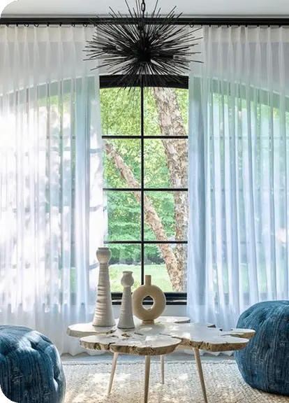 pencil pleat curtains Dubai