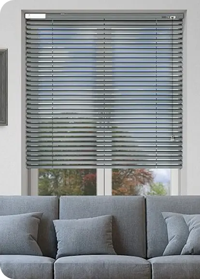 privacy & light control motorized blinds in Dubai